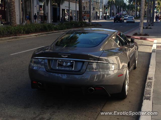 Aston Martin DBS spotted in Beverly Hills, California