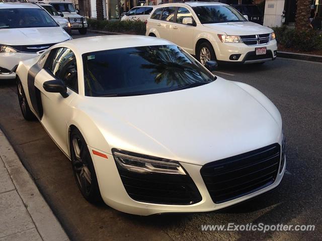 Audi R8 spotted in Beverly Hills, California