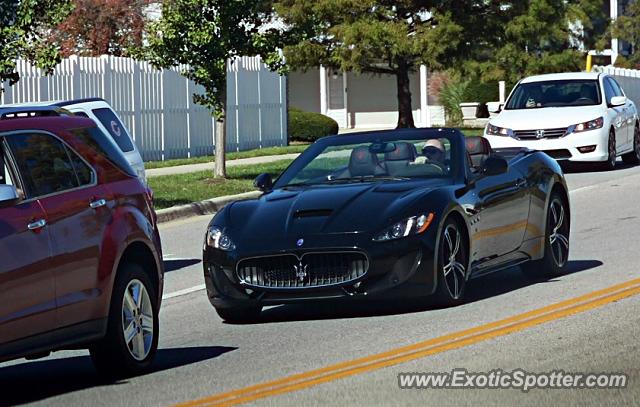 Maserati GranCabrio spotted in Bloomington, Indiana
