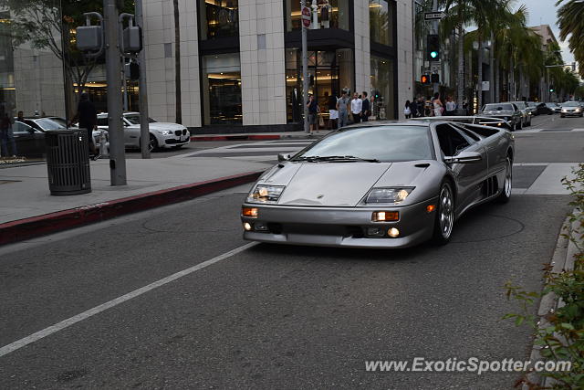 Lamborghini Diablo spotted in Beverly Hills, California