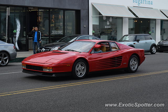 Ferrari Testarossa spotted in Beverly Hills, California