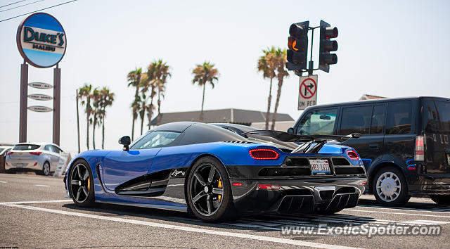 Koenigsegg Agera spotted in Malibu, California