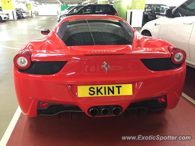 Ferrari 458 Italia spotted in Hong Kong, China