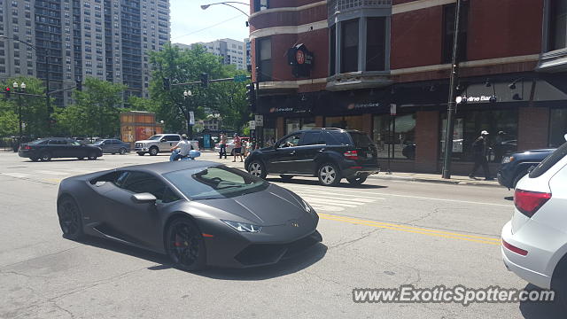 Lamborghini Huracan spotted in Chicago, Illinois