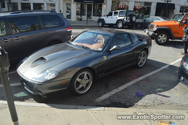Ferrari 575M spotted in Greenwich, Connecticut