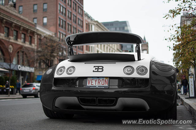 Bugatti Veyron spotted in Boston, Massachusetts