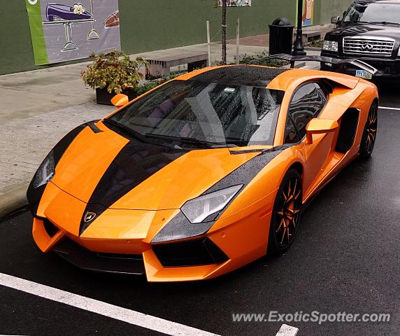Lamborghini Aventador spotted in Westlake, Ohio