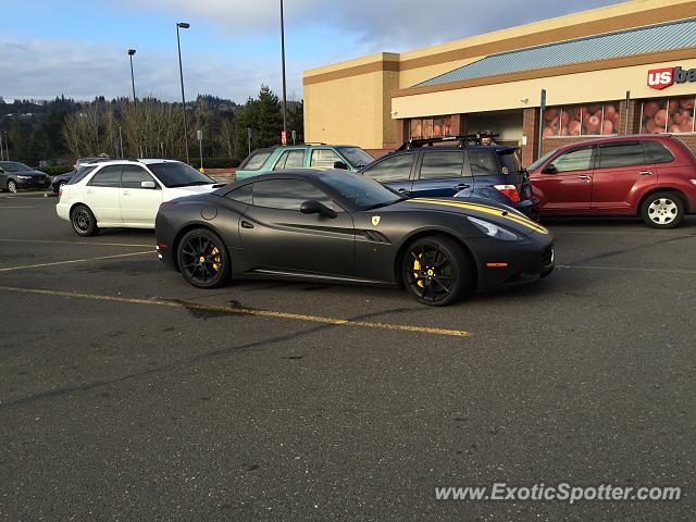 Ferrari California spotted in Portland, Oregon