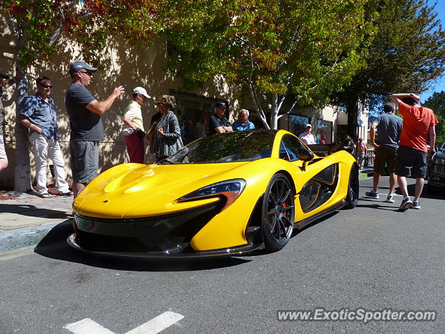 Mclaren P1 spotted in Carmel, California