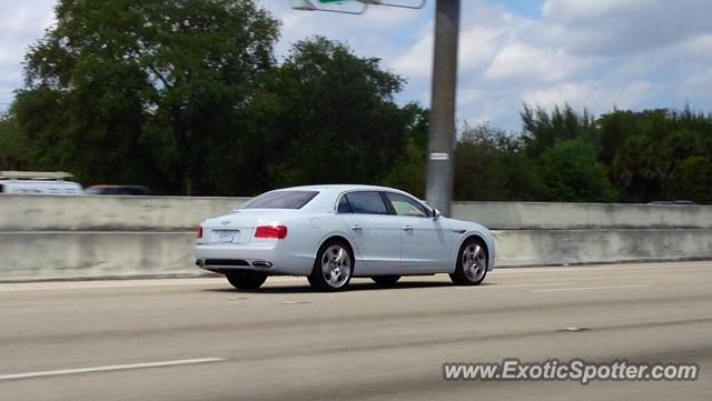 Bentley Flying Spur spotted in West Palm Beach, Florida