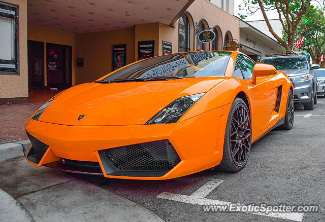 Lamborghini Gallardo spotted in Monterey, California