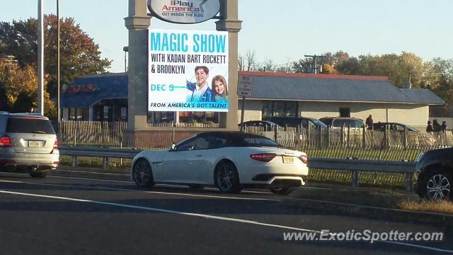 Maserati GranCabrio spotted in Freehold, New Jersey
