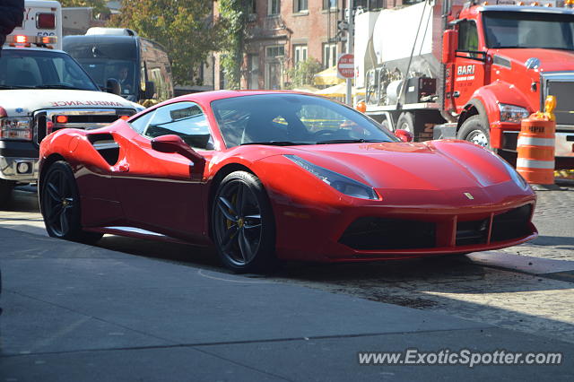 Ferrari 488 GTB spotted in Manhattan, New York