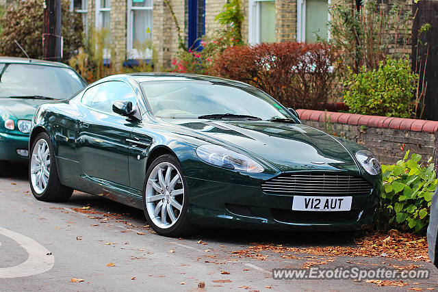 Aston Martin DB9 spotted in Cambridge, United Kingdom