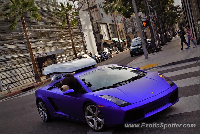 Lamborghini Gallardo spotted in Beverly Hills, California