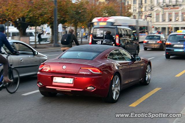 Fisker Karma spotted in Luzern, Switzerland
