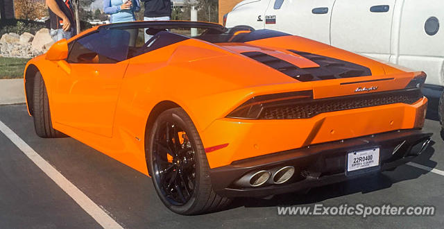 Lamborghini Huracan spotted in Salt Lake City, Utah
