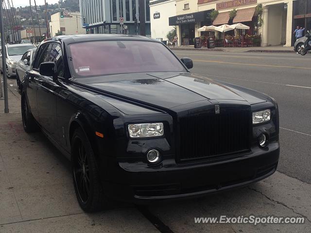 Rolls-Royce Phantom spotted in Hollywood, California