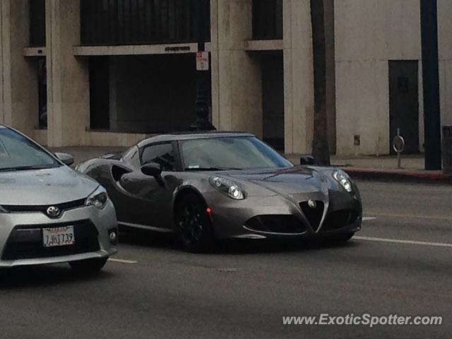 Alfa Romeo 4C spotted in Beverly Hills, California