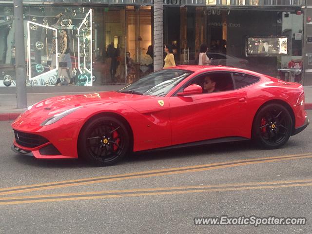 Ferrari F12 spotted in Beverly Hills, California