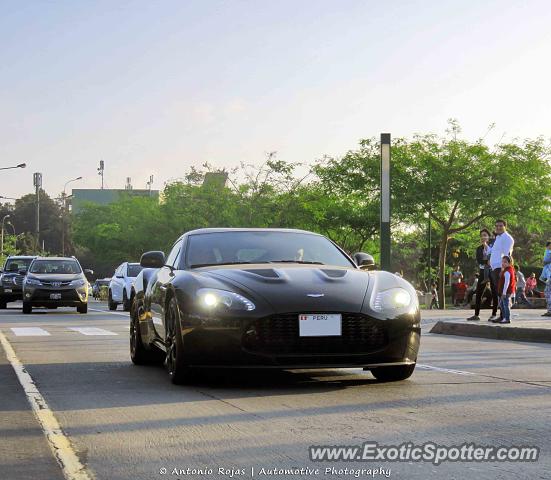 Aston Martin Zagato spotted in Lima, Peru