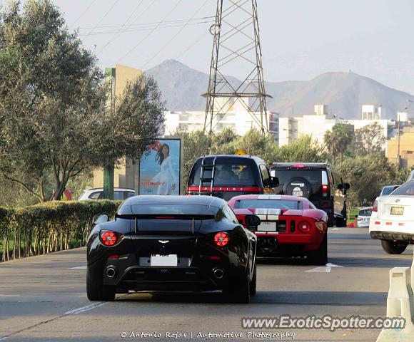 Aston Martin Zagato spotted in Lima, Peru