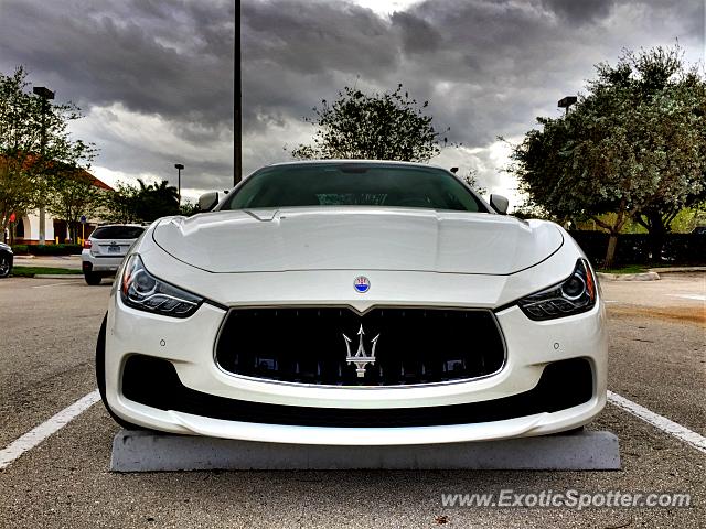 Maserati Ghibli spotted in Jupiter, Florida
