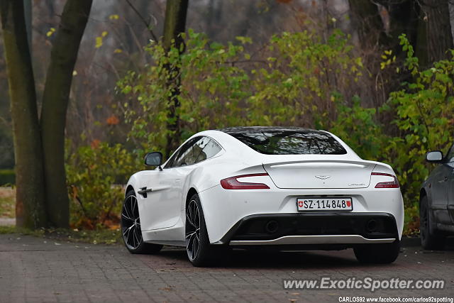 Aston Martin Vanquish spotted in Warsaw, Poland