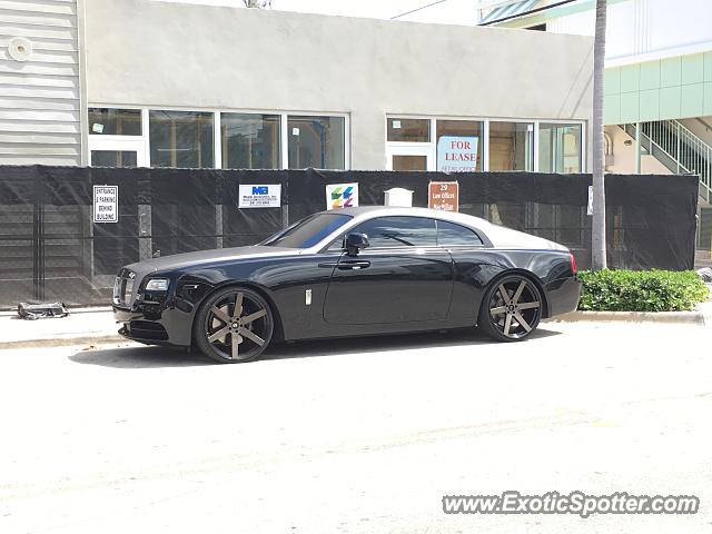 Rolls-Royce Wraith spotted in Delray Beach, Florida
