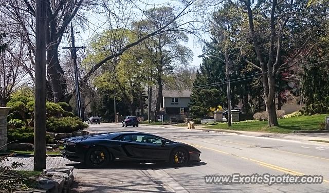 Lamborghini Aventador spotted in Burlington, ON, Canada