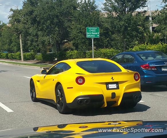 Ferrari F12 spotted in Orlando, United States