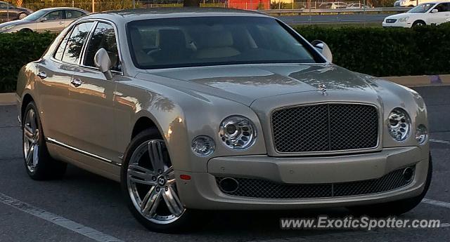 Bentley Mulsanne spotted in Orlando, Florida