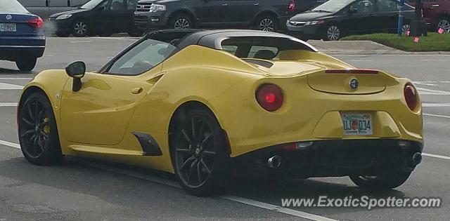 Alfa Romeo 4C spotted in Orlando, United States