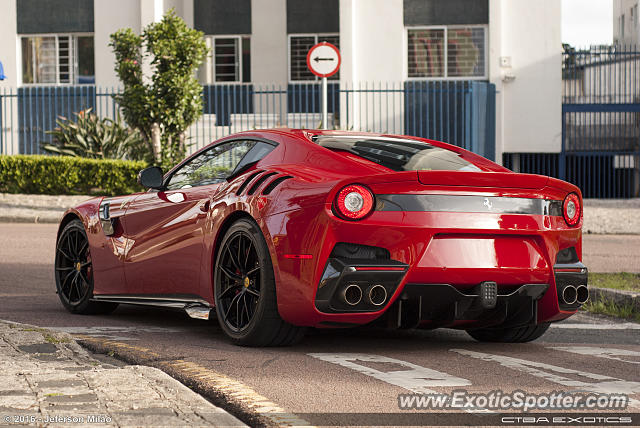 Ferrari F12 spotted in Curitiba, Brazil