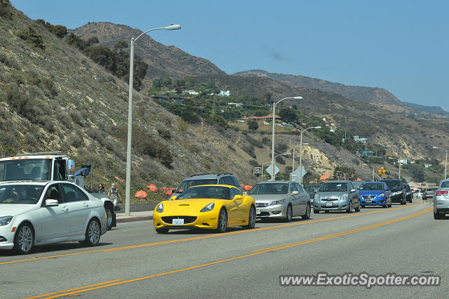 Ferrari California spotted in Malibu, California