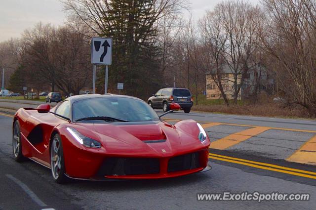 Ferrari LaFerrari spotted in Victor, New York