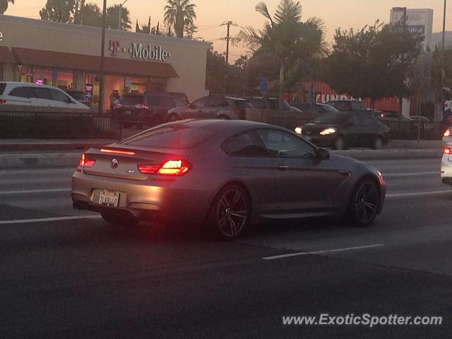 BMW M6 spotted in Sam Gabriel, California