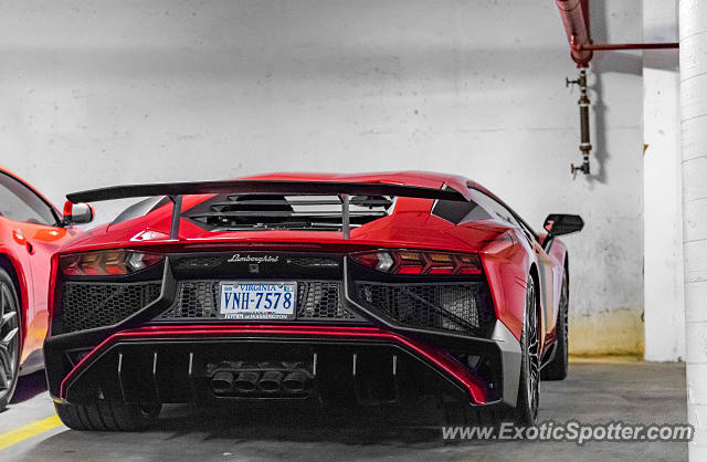 Lamborghini Aventador spotted in Arlington, Virginia