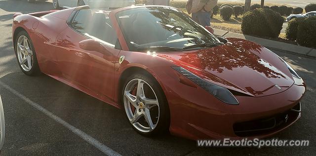 Ferrari 458 Italia spotted in Nashville, Tennessee