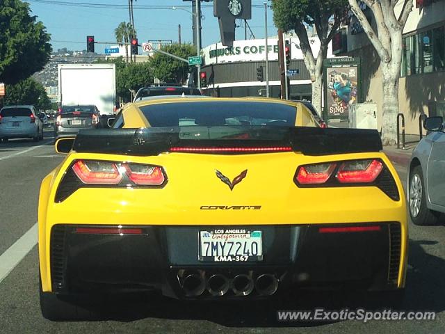 Chevrolet Corvette Z06 spotted in Los Angeles, California