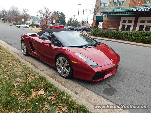 Lamborghini Gallardo spotted in McLean, Virginia