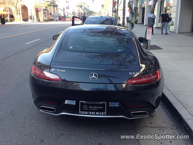 Mercedes AMG GT spotted in Beverly Hills, California