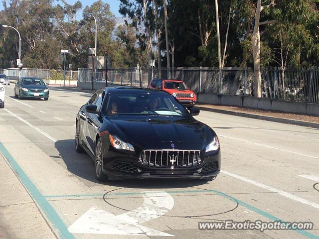 Maserati Quattroporte spotted in Pasadena, California
