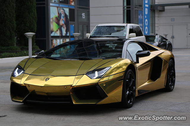 Lamborghini Aventador spotted in Santa Ana, California