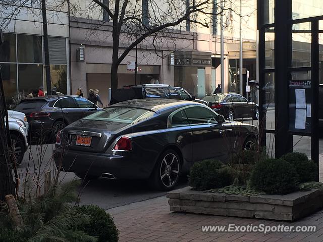 Rolls-Royce Wraith spotted in Chicago, Illinois