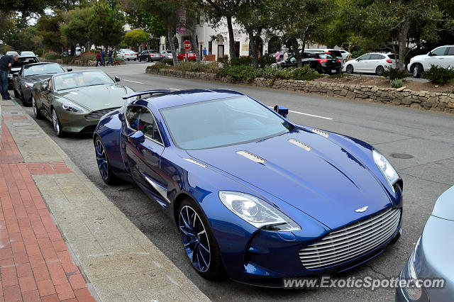 Aston Martin One-77 spotted in Carmel, California