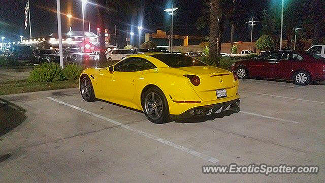Ferrari California spotted in Katy, Texas