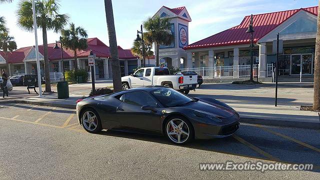 Ferrari 458 Italia spotted in Isle of Palms, South Carolina