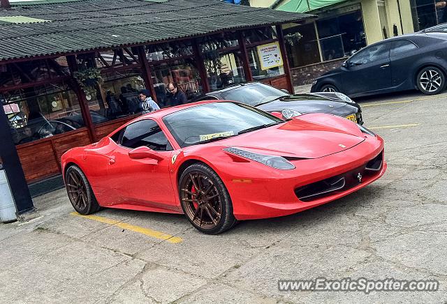 Ferrari 458 Italia spotted in Suesca, Colombia