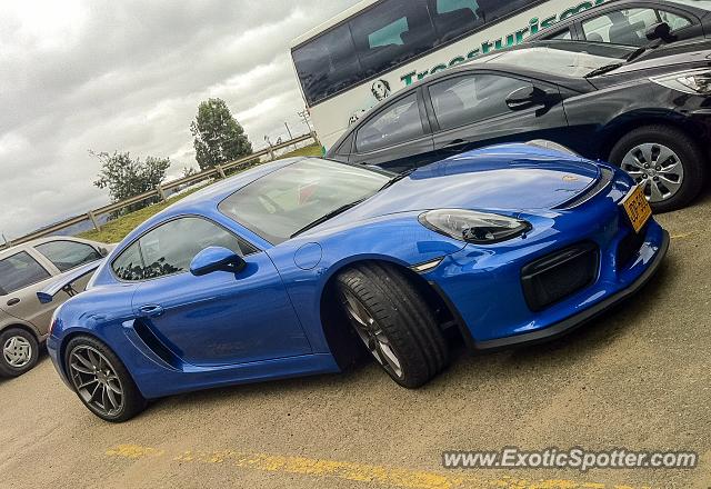 Porsche Cayman GT4 spotted in Suesca, Colombia